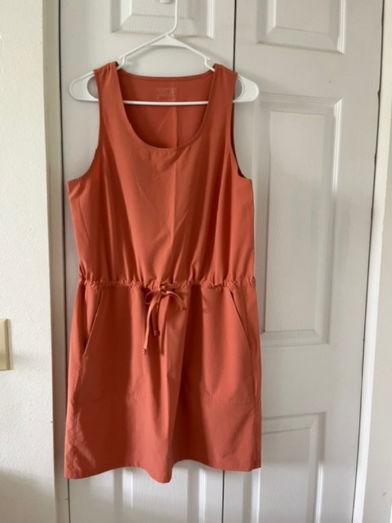 Patagonia Dresses & Skirts - Patagonia Sleeveless Drawstring Waist Hiking Dress - Sienna Clay Color